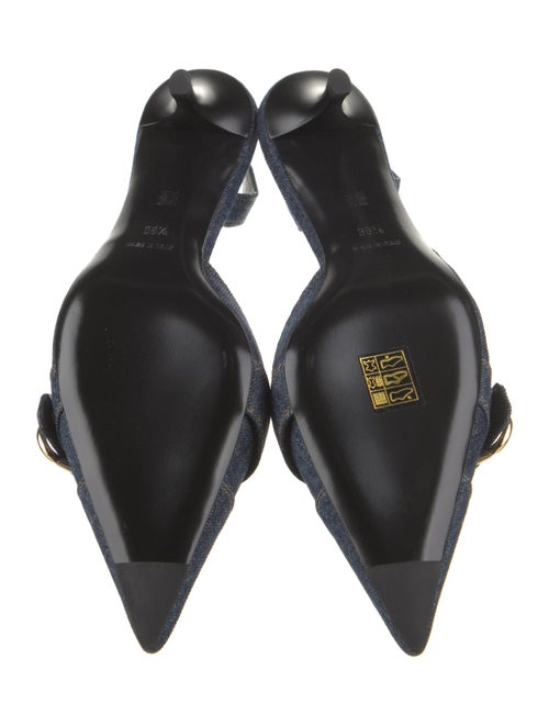 Givenchy Denim Slingback Pumps