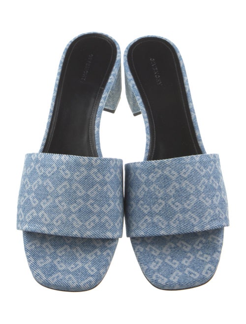 Givenchy Denim Printed Slides
