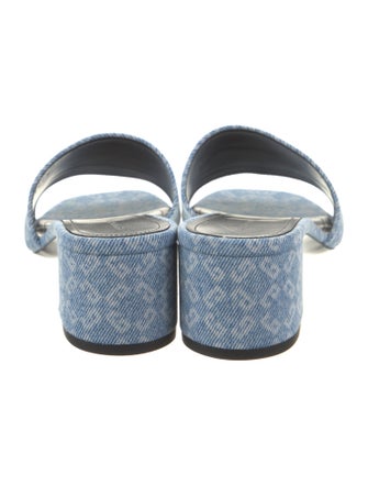 Givenchy Denim Printed Slides