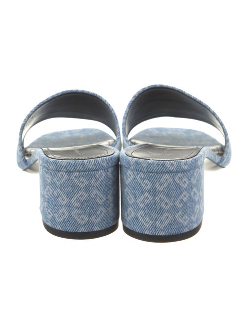 Givenchy Denim Printed Slides
