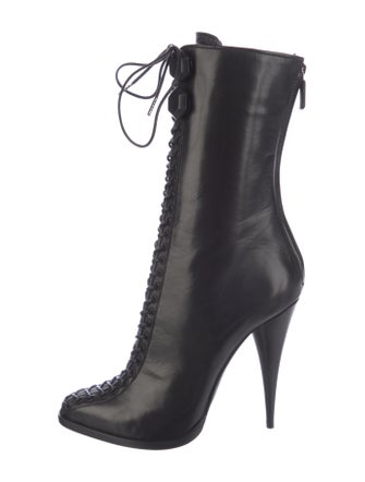 Givenchy Leather Lace-Up Boots