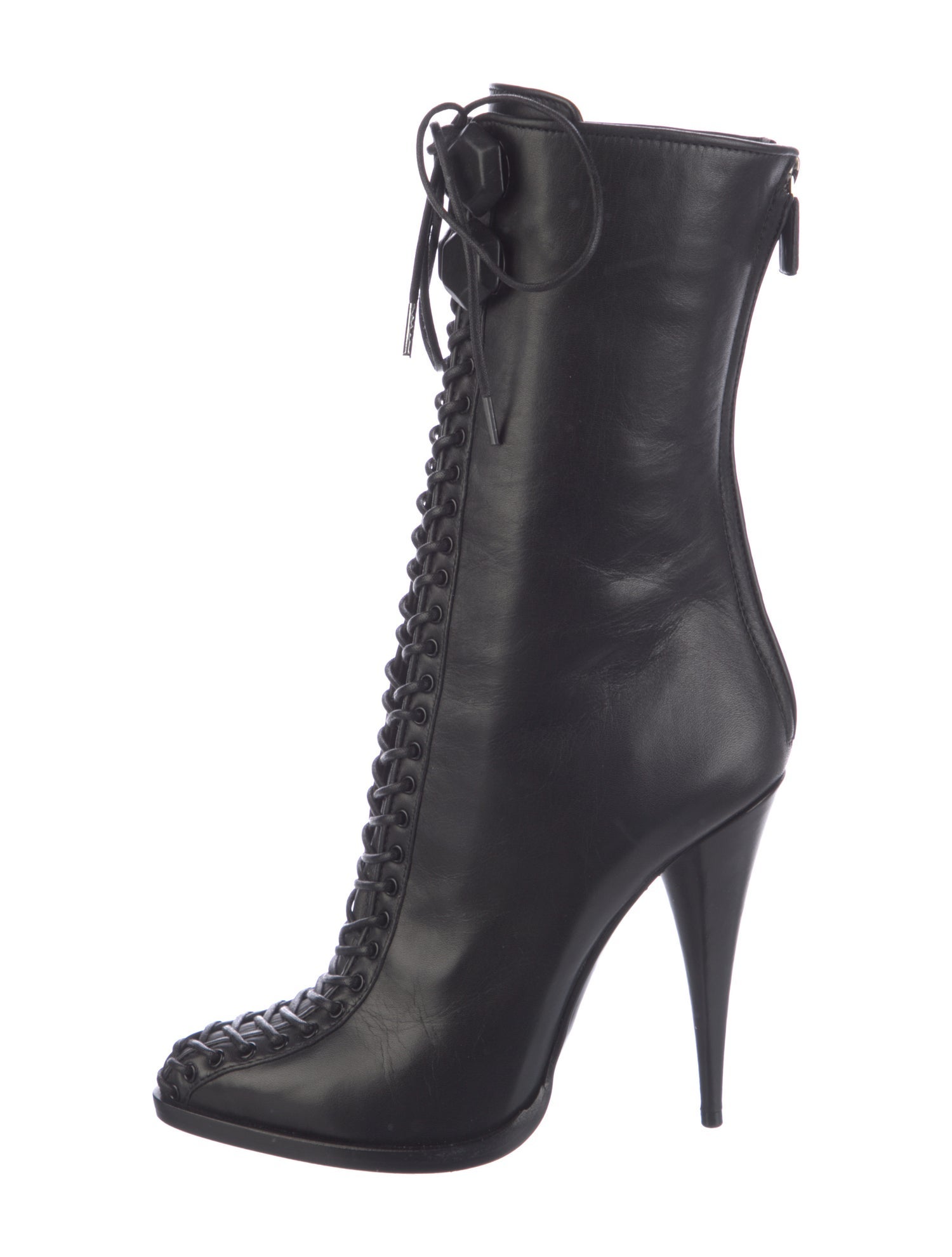 Givenchy Leather Lace-Up Boots