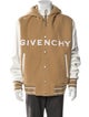 Givenchy Calfskin Graphic Print Varsity Jacket