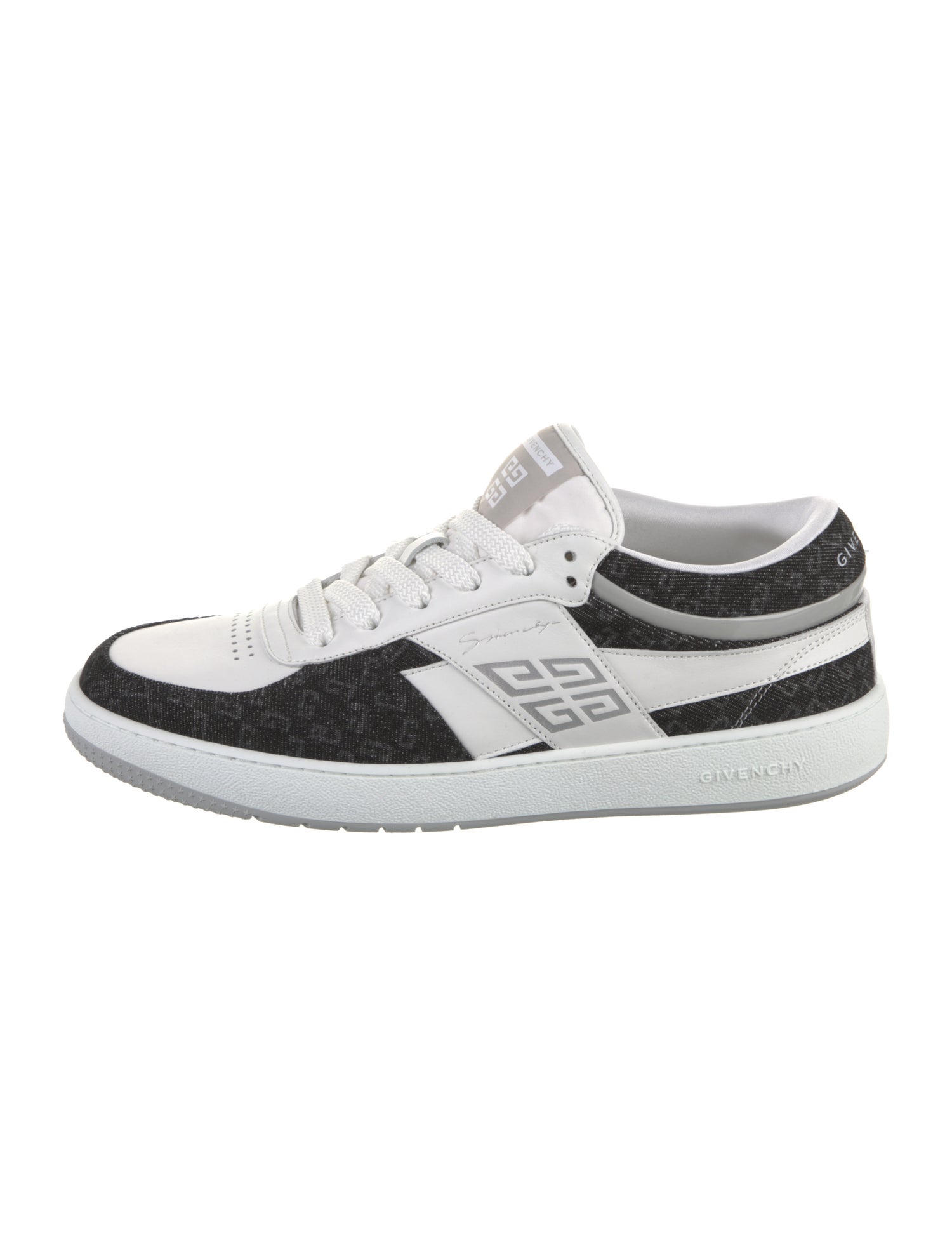 Givenchy Colorblock Pattern Leather Trim Embellishment Sneakers