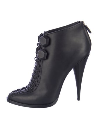 Givenchy Leather Lace-Up Boots