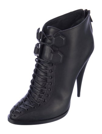 Givenchy Leather Lace-Up Boots