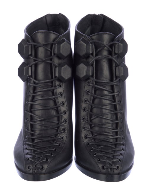 Givenchy Leather Lace-Up Boots
