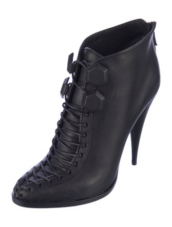 Givenchy Leather Lace-Up Boots