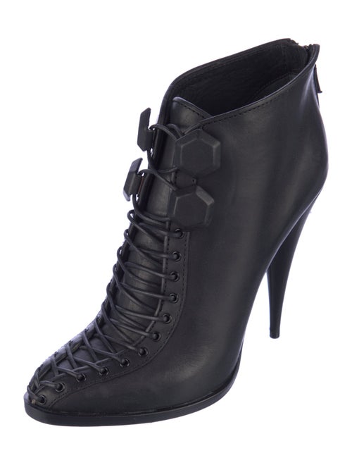 Givenchy Leather Lace-Up Boots