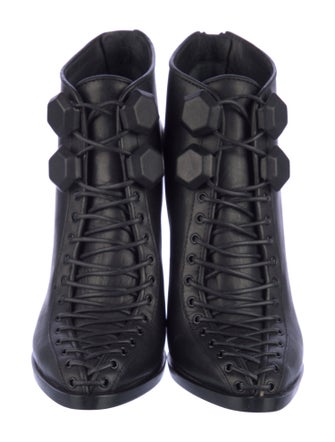 Givenchy Leather Lace-Up Boots