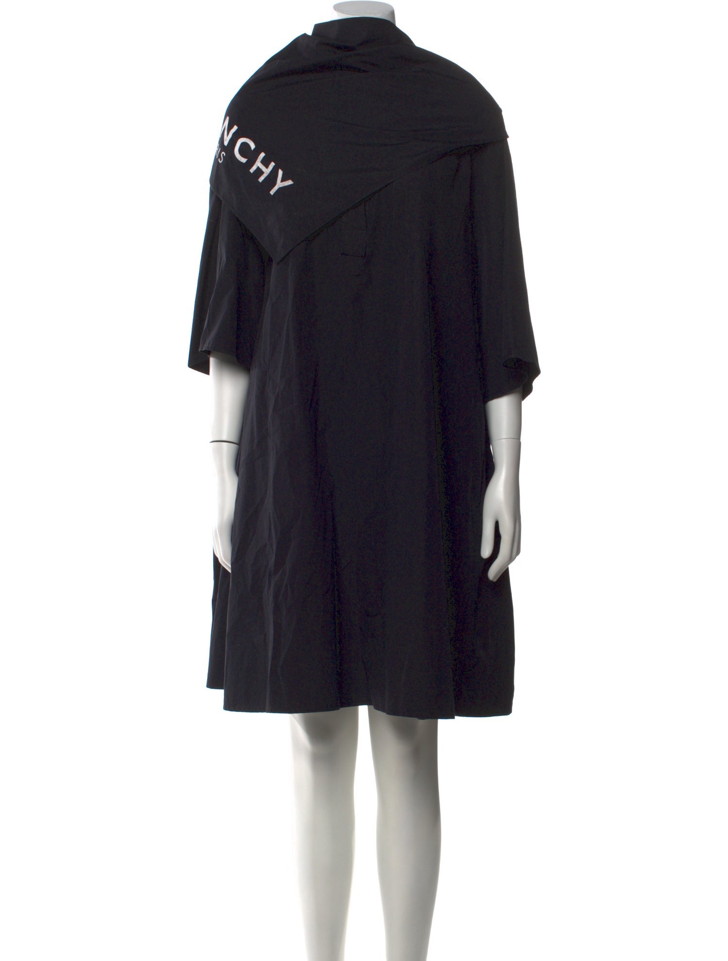 Givenchy Mock Neck Knee-Length Dress
