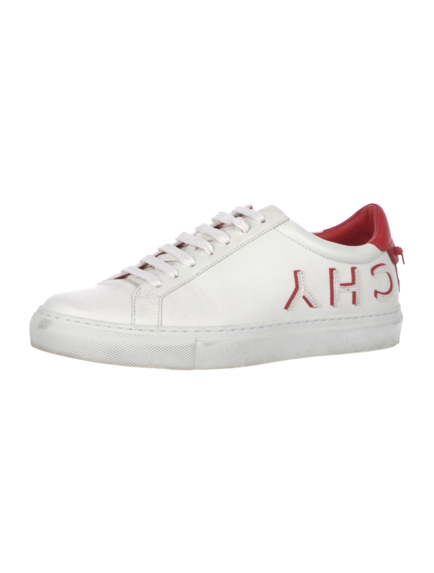 Givenchy Leather Colorblock Pattern Sneakers