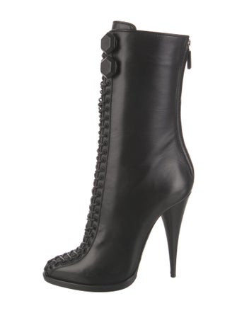 Givenchy Leather Lace-Up Boots