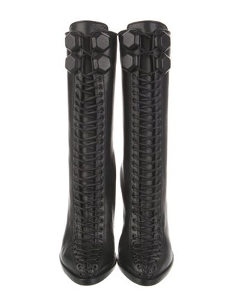 Givenchy Leather Lace-Up Boots