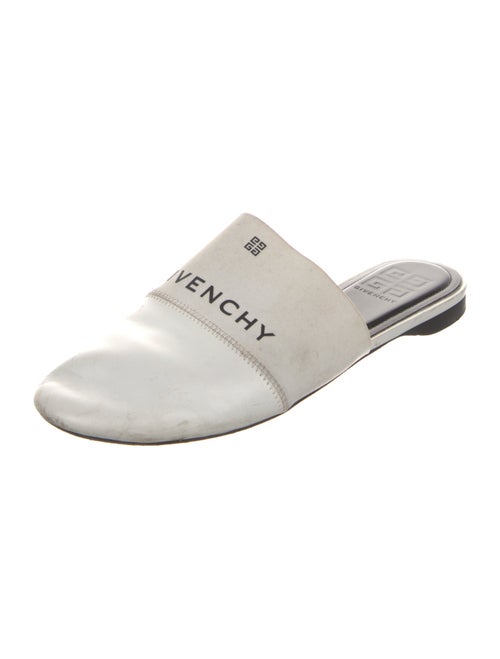 Givenchy Leather Graphic Print Mules