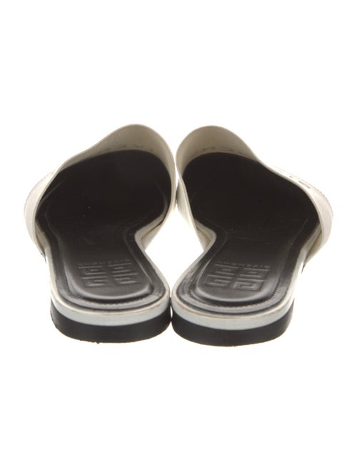 Givenchy Leather Graphic Print Mules