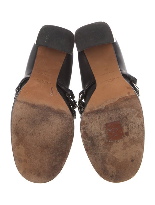 Givenchy Leather Chain-Link Accents Chelsea Boots