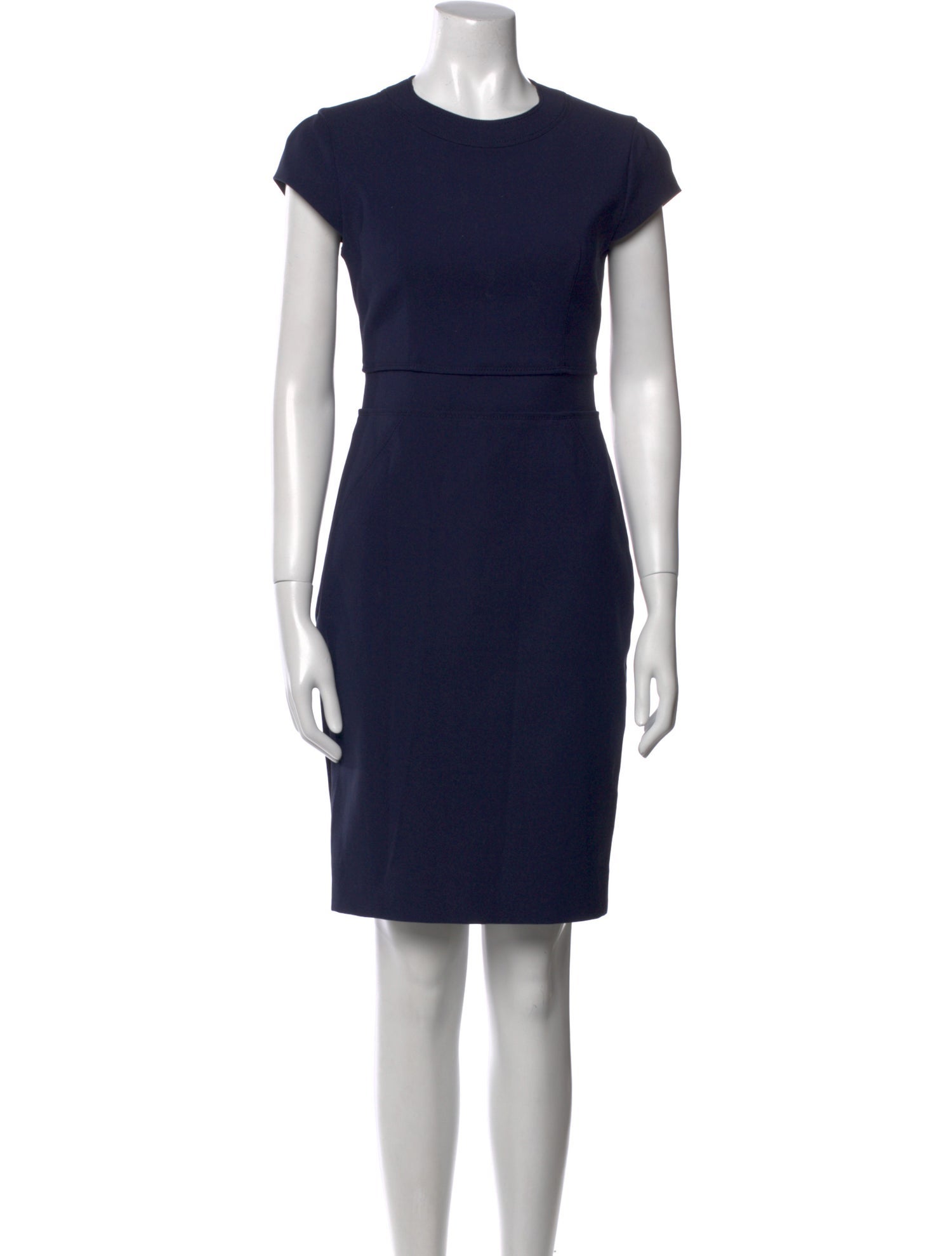 Givenchy Crew Neck Knee-Length Dress