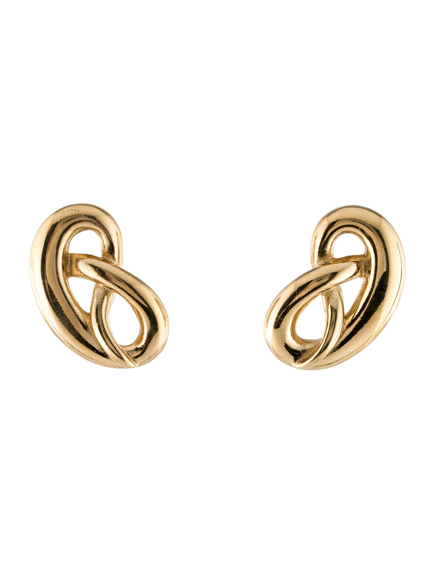 Givenchy Vintage Infinity Clip-On Earrings