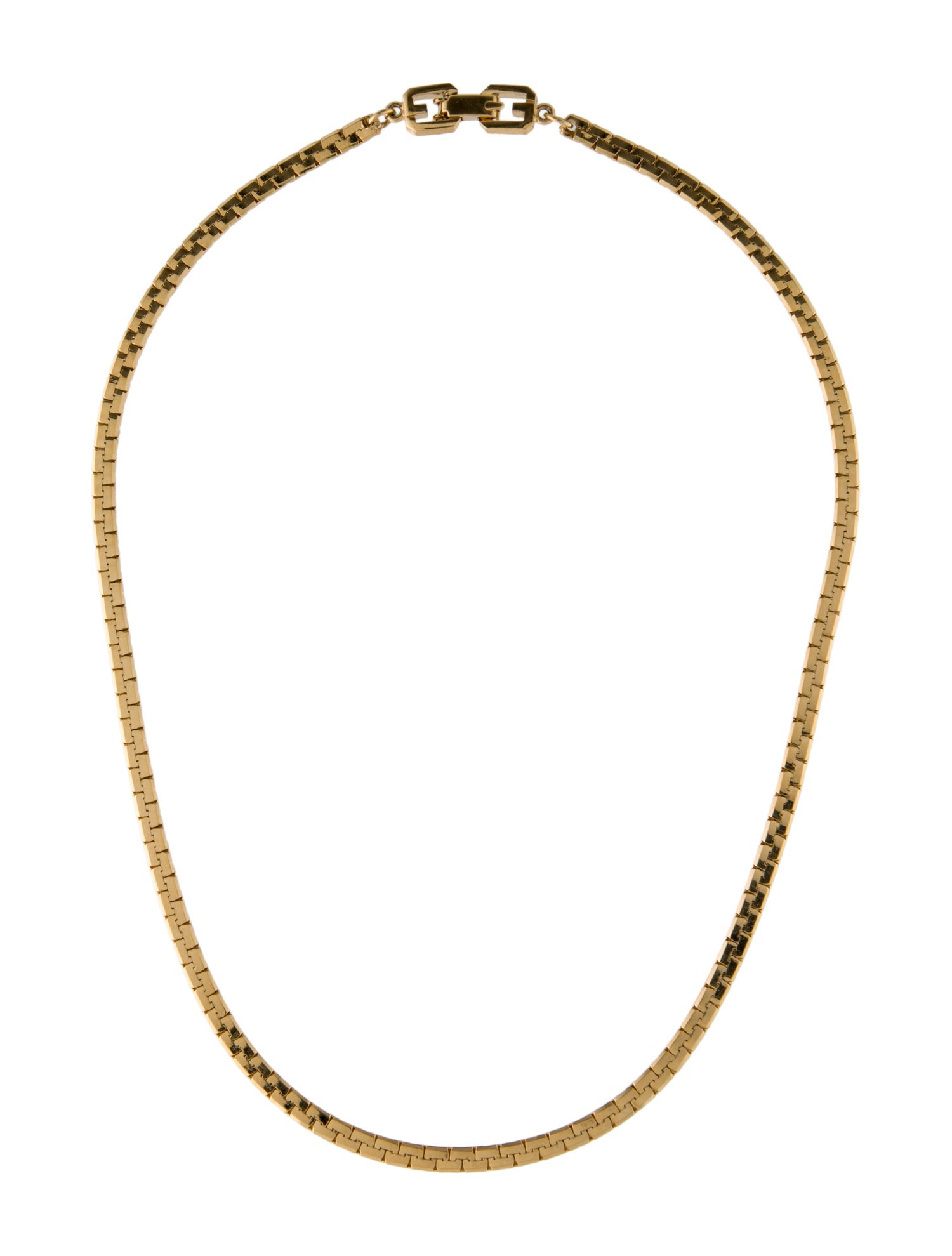 Givenchy Vintage GG Chain Necklace
