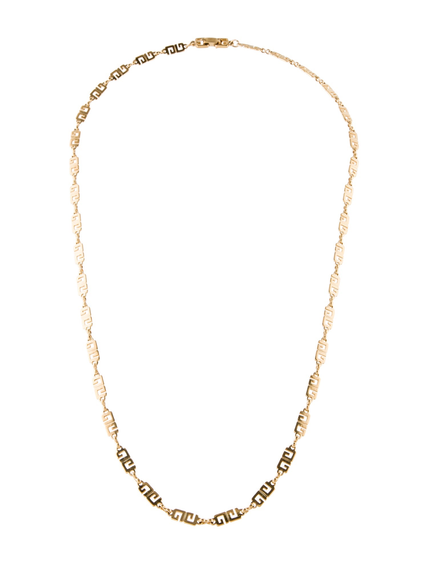 Givenchy Vintage GG Link Chain Necklace