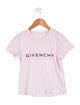 Givenchy Girls' Logo Print Short Sleeve T-Shirt