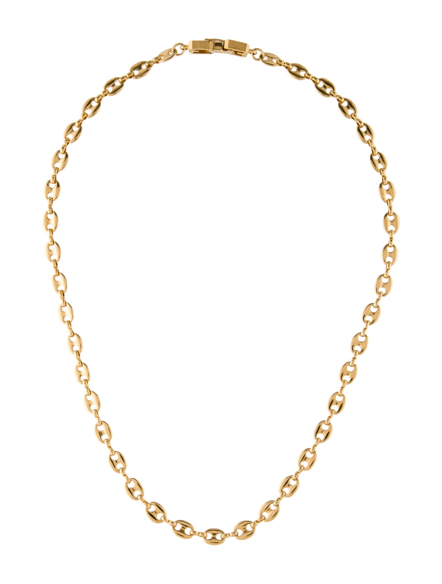 Givenchy Vintage Oval Chain Link Necklace