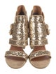 Givenchy Glitter Gladiator Sandals