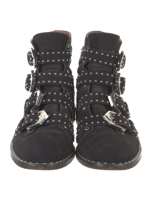 Givenchy Suede Studded Accents Boots