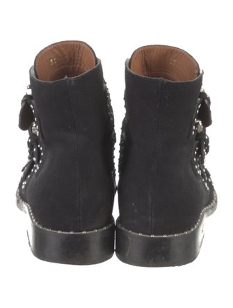 Givenchy Suede Studded Accents Boots