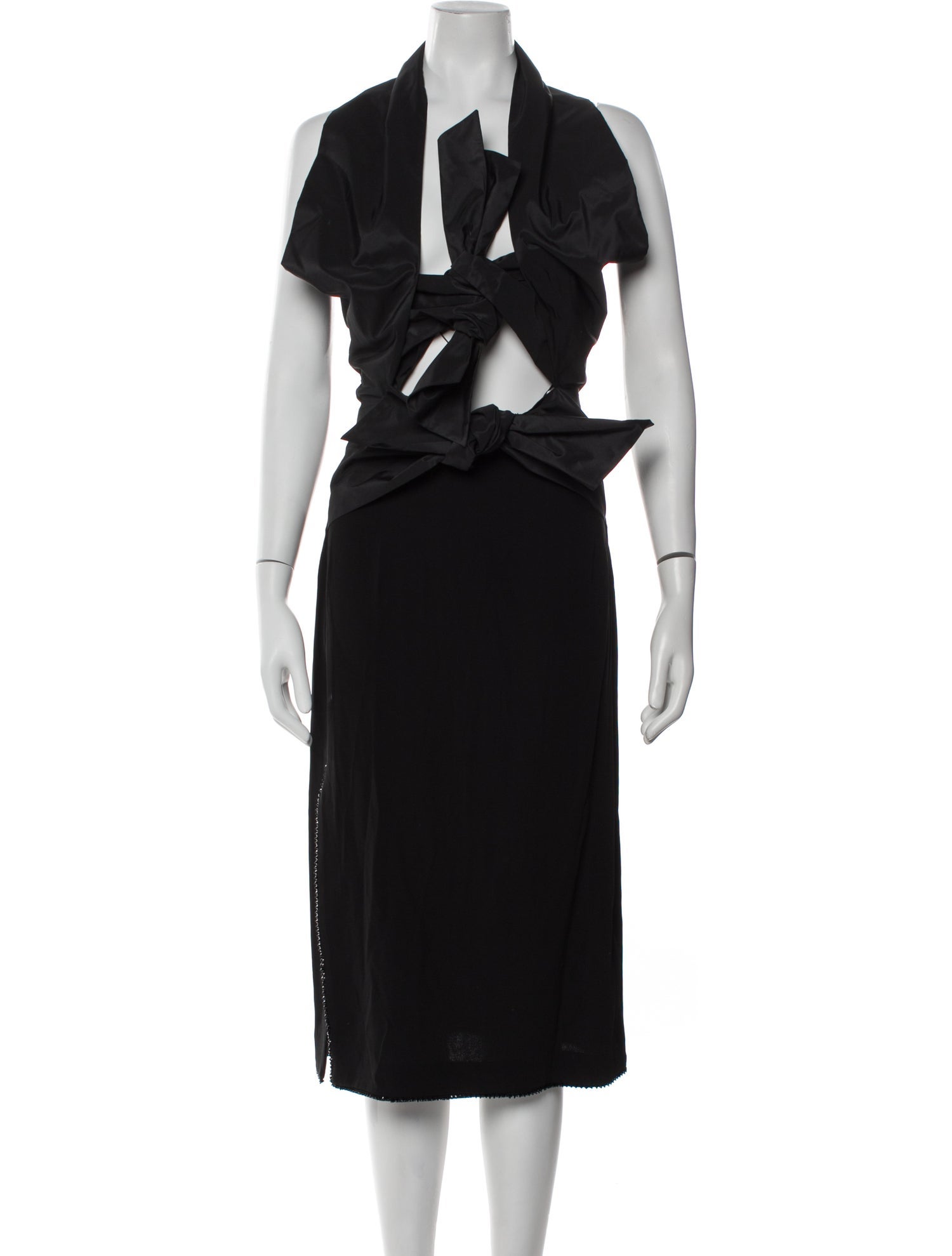 Givenchy V-Neck Long Dress w/ Tags