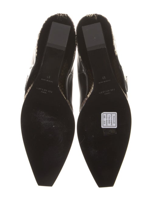 Givenchy Leather Animal Print Western Boots