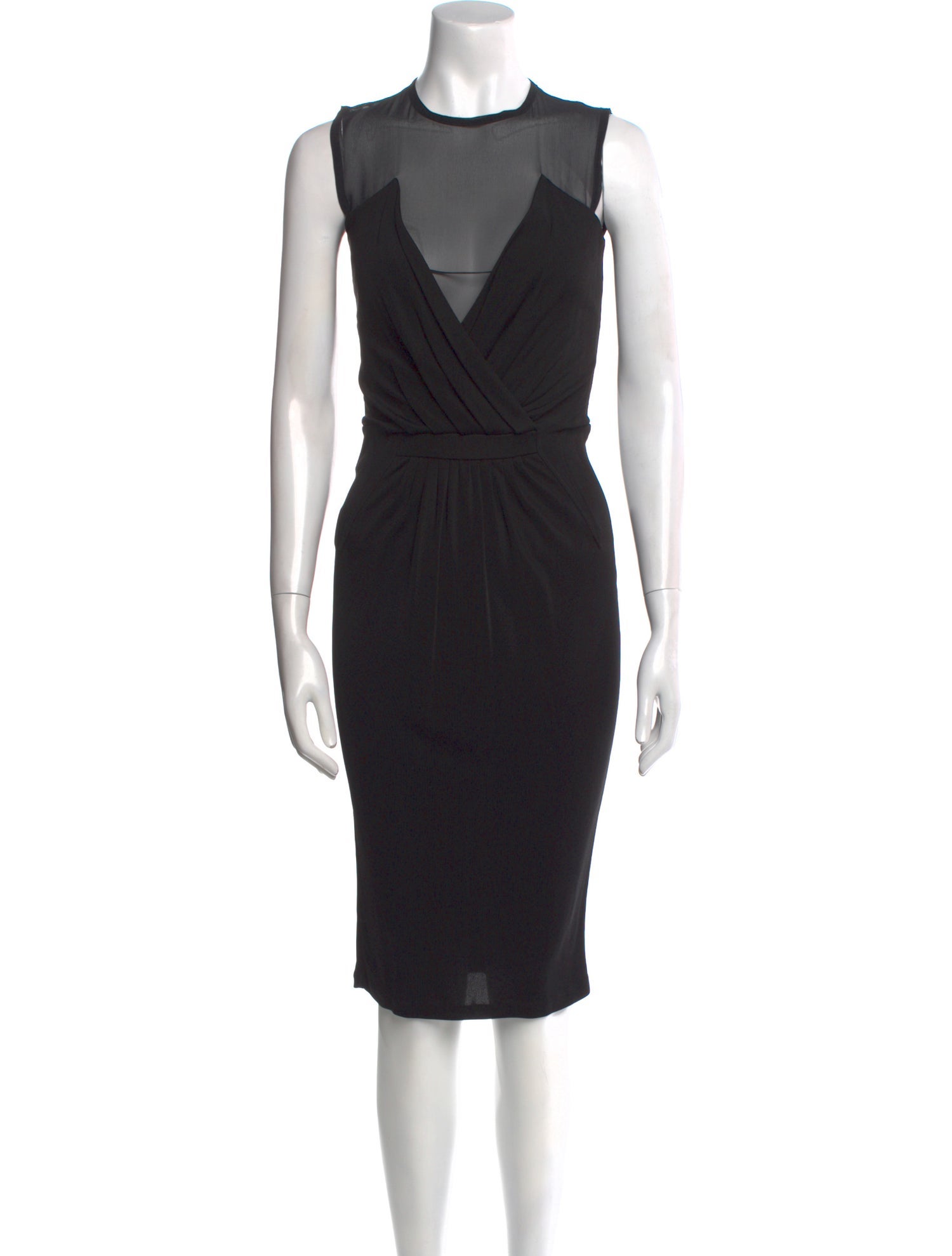 Givenchy Crew Neck Midi Length Dress