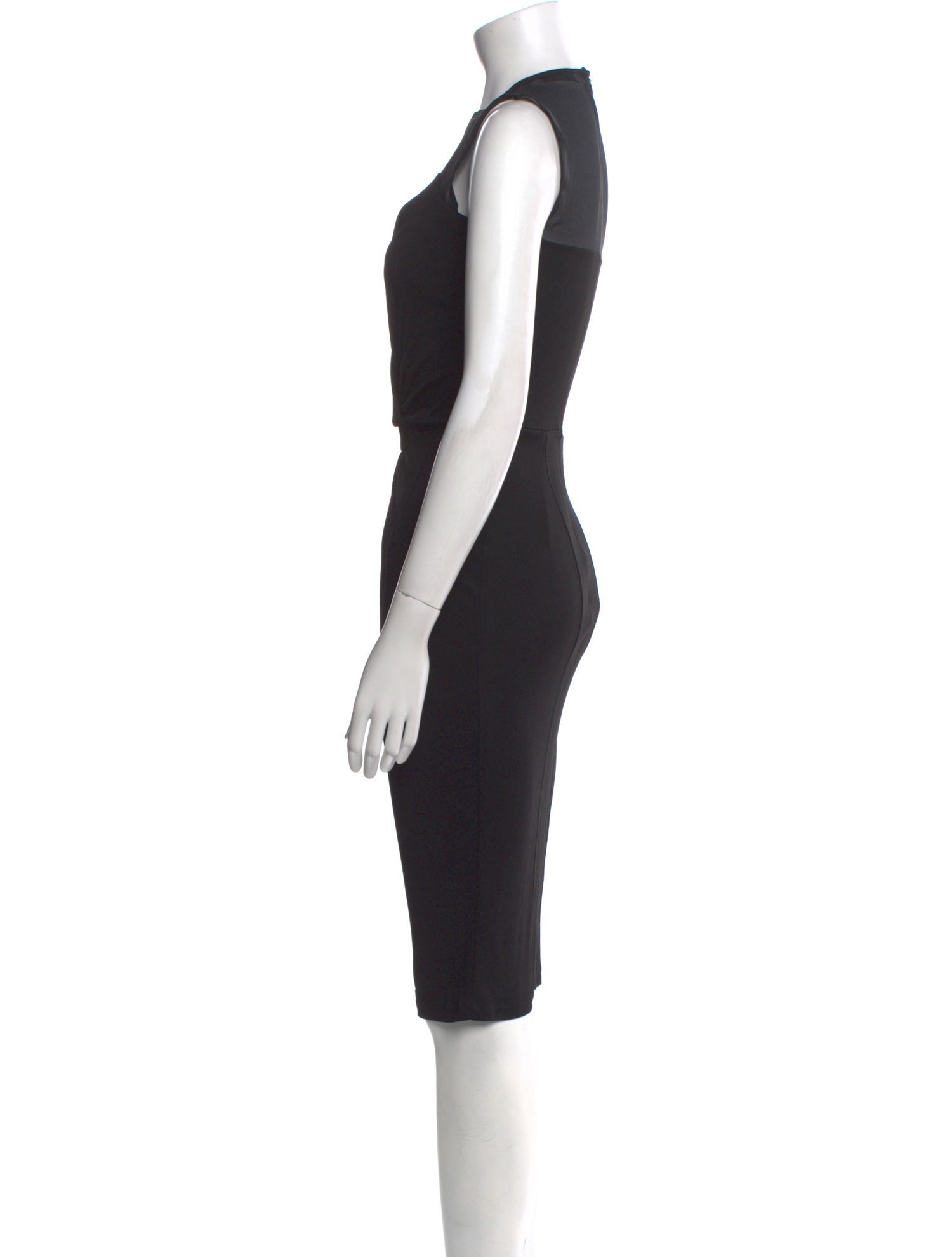 Givenchy Crew Neck Midi Length Dress