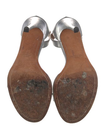 Givenchy Leather Cutout Accent Sandals