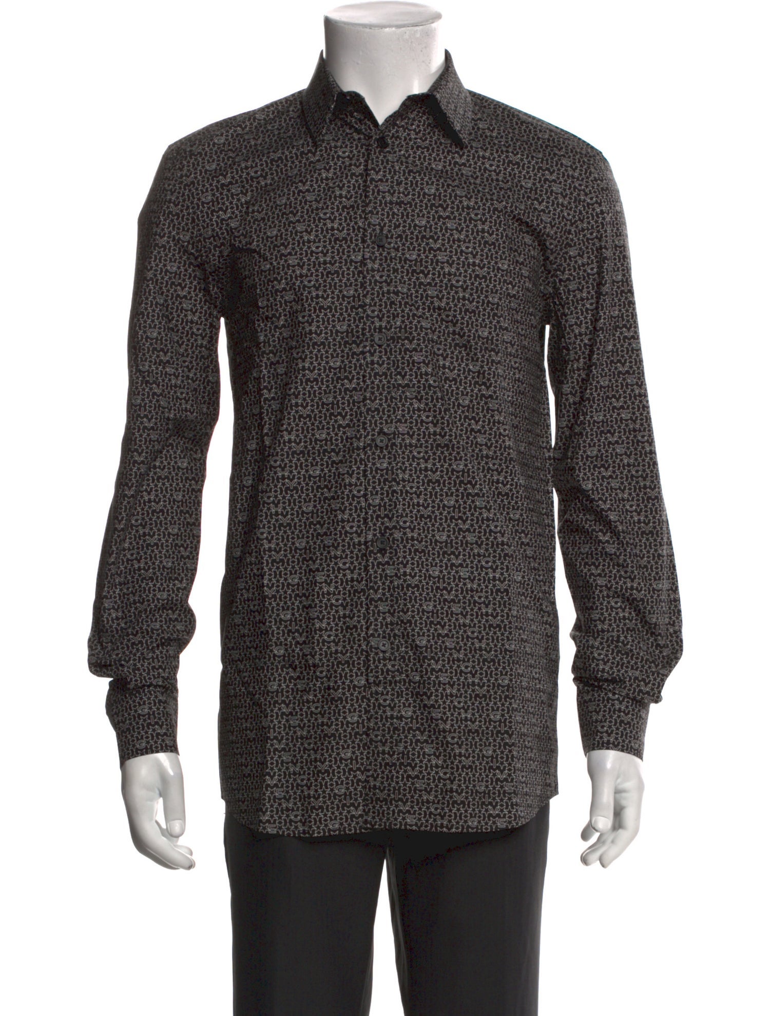 Givenchy Printed Long Sleeve Dress Shirt w/ Tags