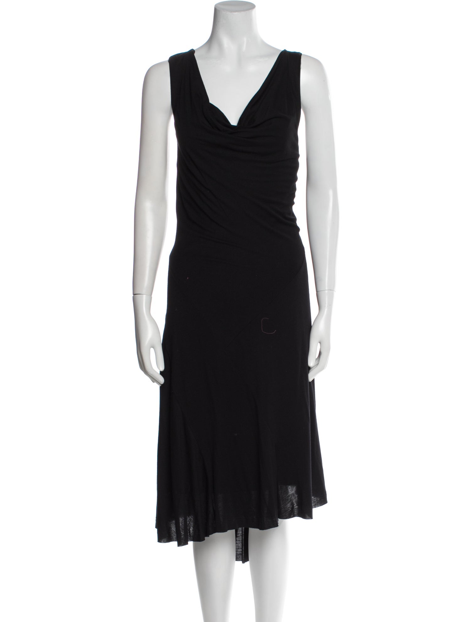 Givenchy Cowl Neck Midi Length Dress