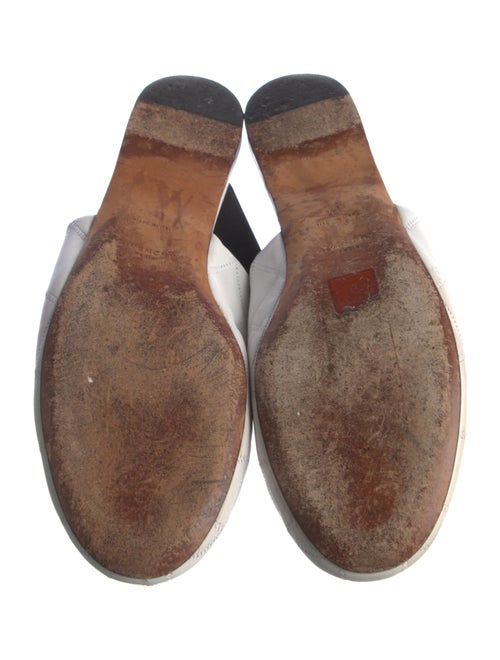 Givenchy Quilted Pattern Leather Slingback Flats