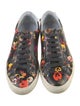 Givenchy Leather Floral Print Sneakers