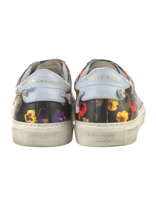 Givenchy Leather Floral Print Sneakers