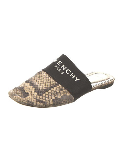 Givenchy Leather Printed Mules
