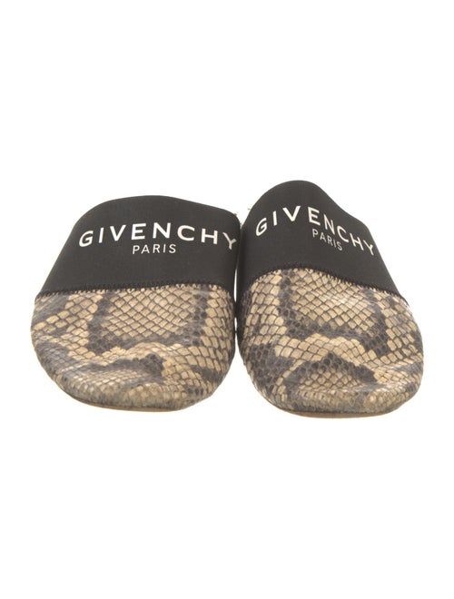 Givenchy Leather Printed Mules