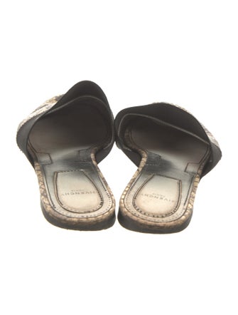 Givenchy Leather Printed Mules