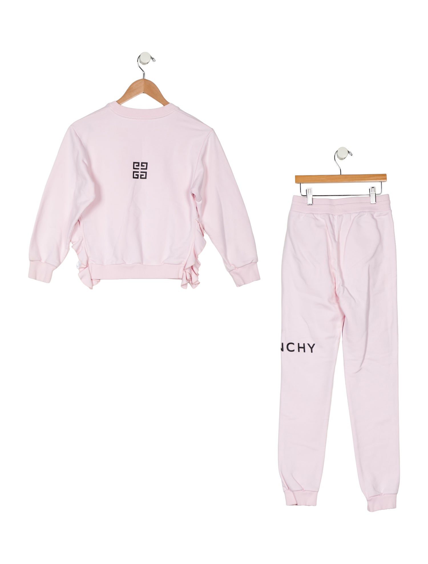 Givenchy kid girls pink and black set
