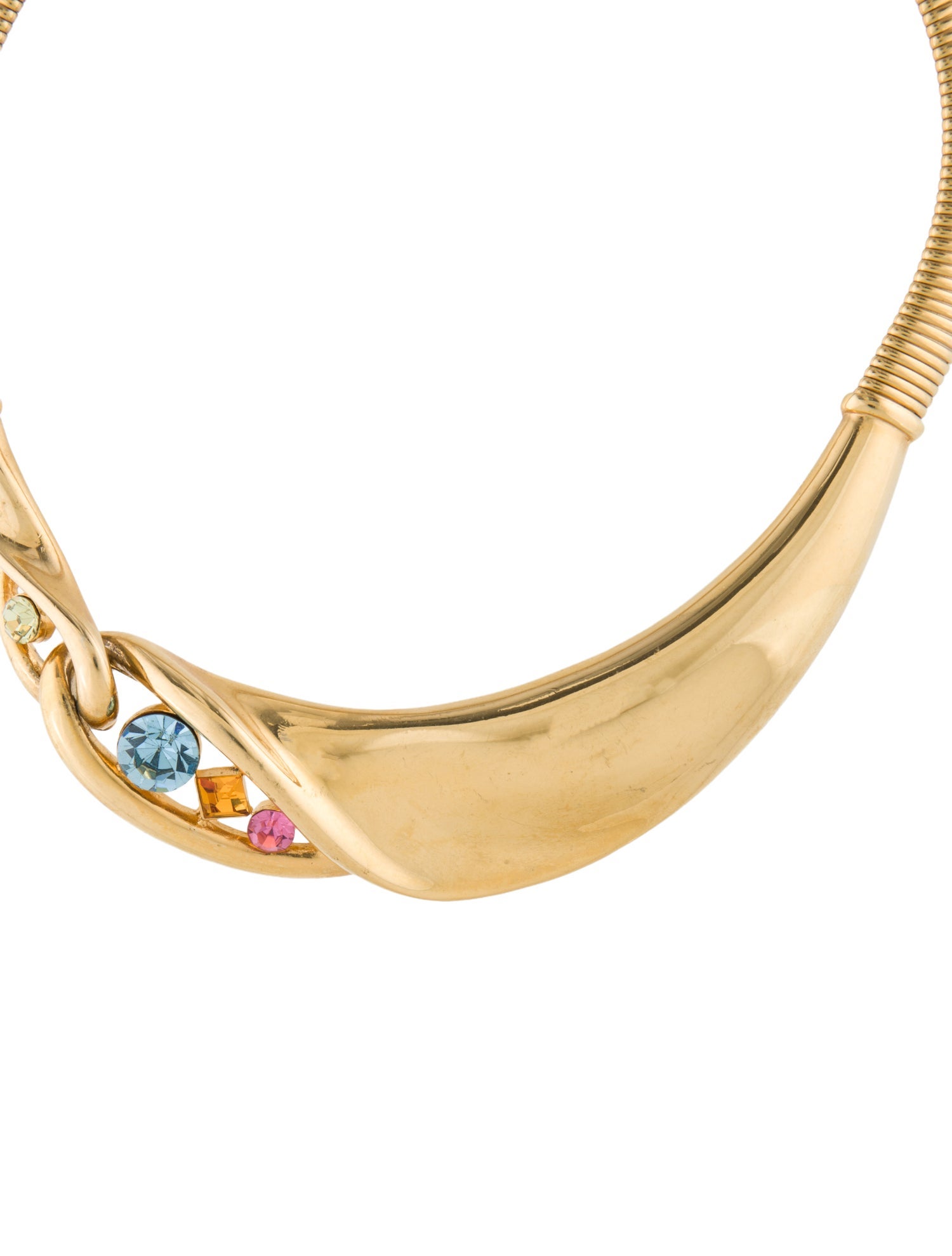 Givenchy Vintage Crystal Collar Necklace