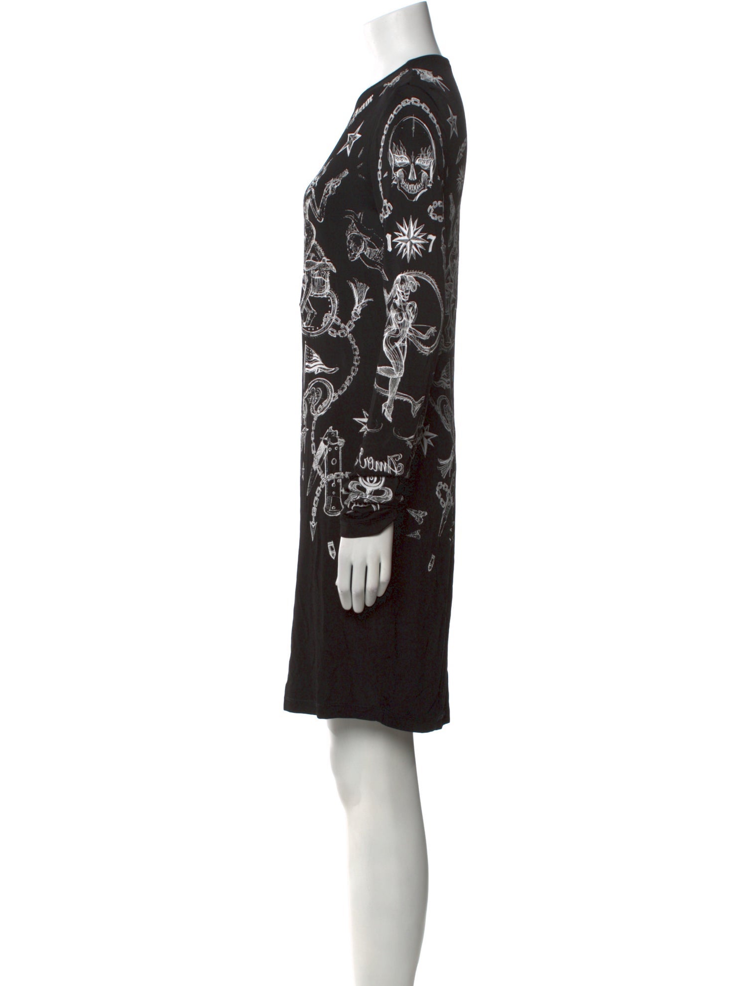 Givenchy Graphic Print Mini Dress
