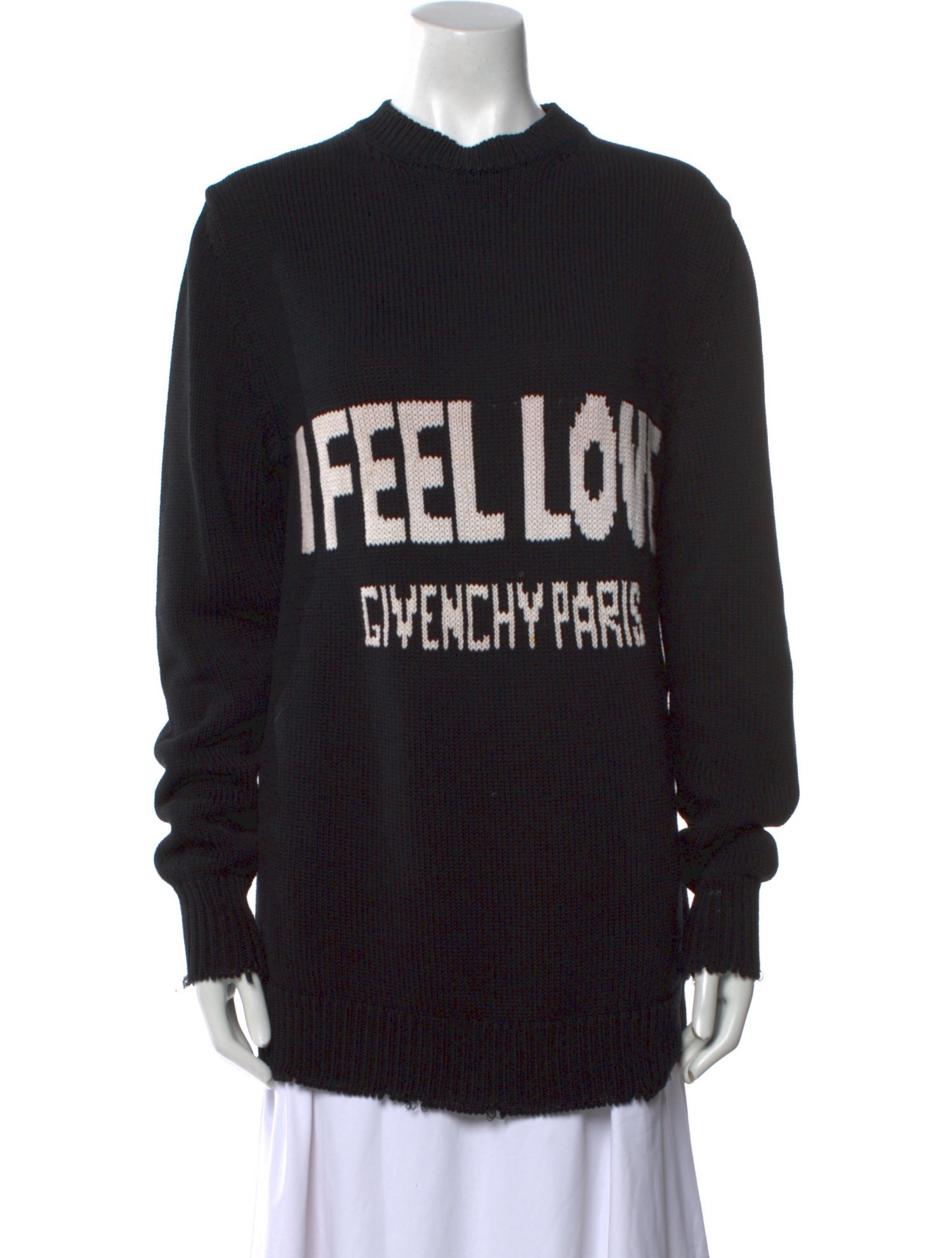 Givenchy Graphic Print Crew Neck Sweater
