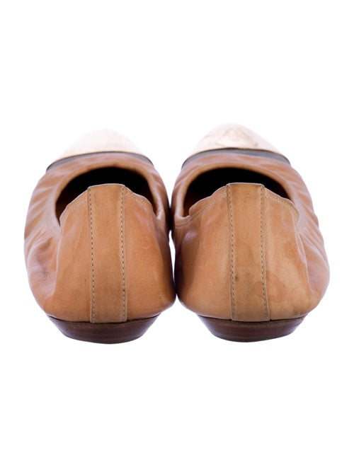 Givenchy Leather Animal Print Ballet Flats