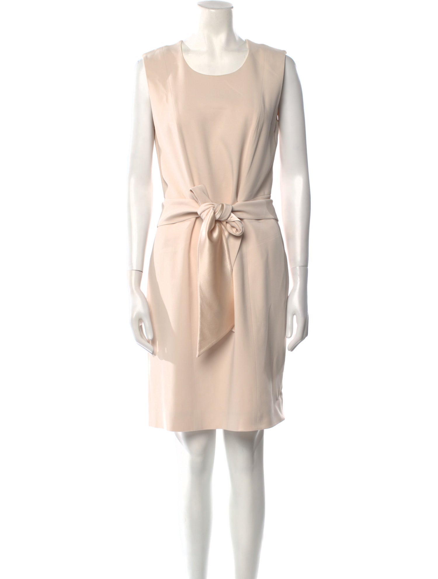 Givenchy Scoop Neck Knee-Length Dress