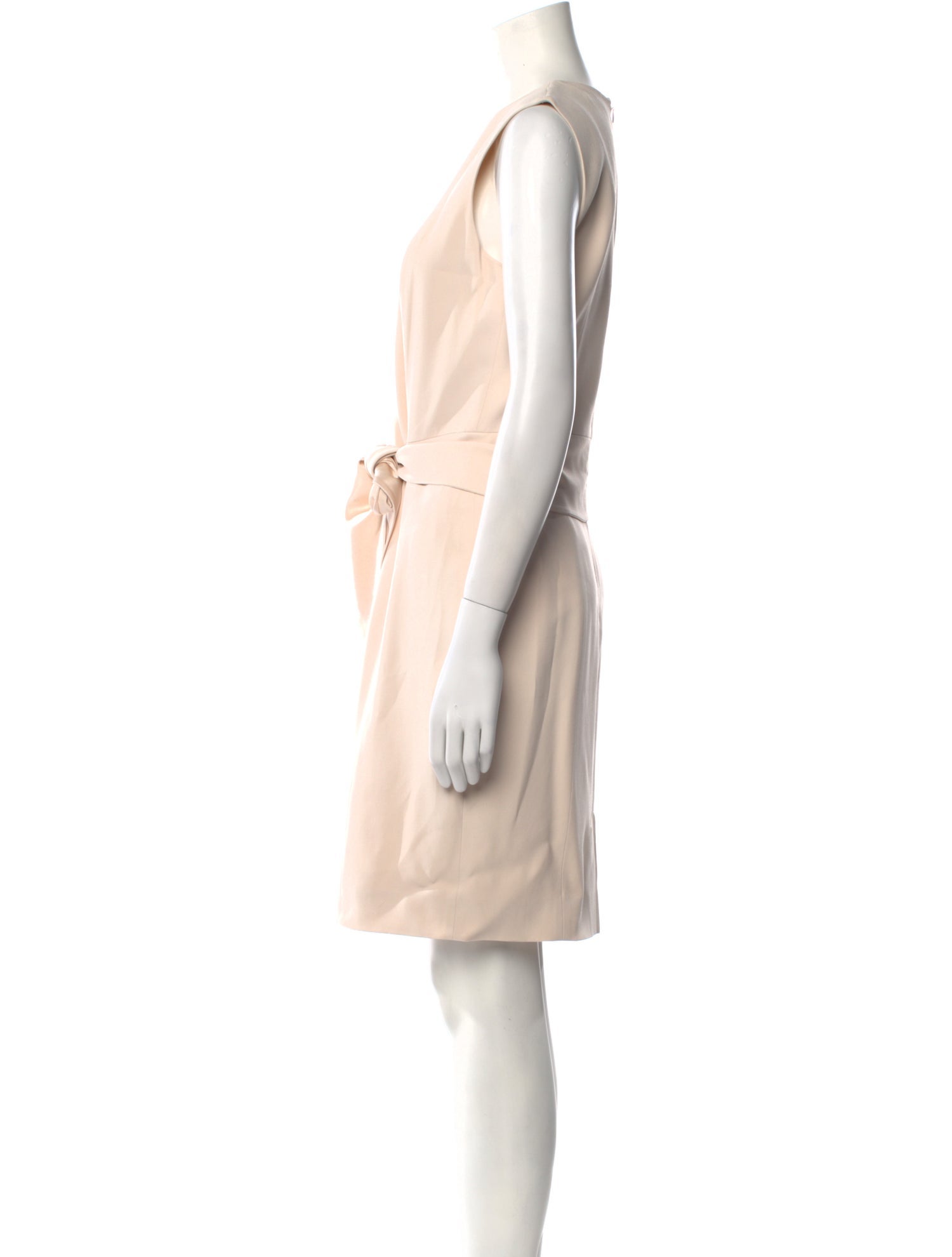 Givenchy Scoop Neck Knee-Length Dress